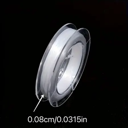 Elastická gumička na náramky 0,8mm