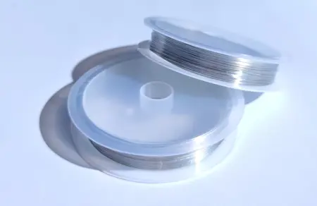 Dekorační drátek Ø0,3 mm  stříbrná