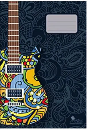Notes sešit notový 428, A4, 20 listů Kytara