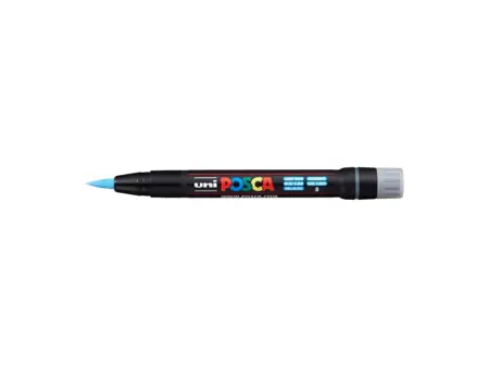 Štětečkový akrylový marker Uni Posca PC-350 – 08 light blue