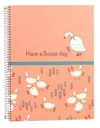 goose Kroužkový zápisník A4 - linkovaný 