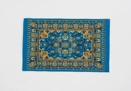 Koberec pro panenku modrá