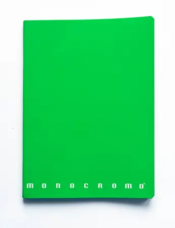 PIGNA Monocromo A5 šitý čtverečkovaný Zelený 