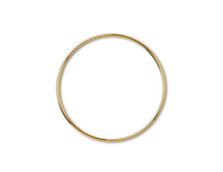 Kovový kruh na lapače snů 5cm zlatá