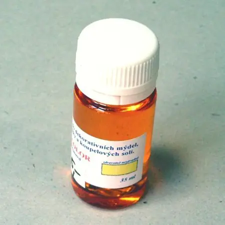 Barva do mýdla 20ml žlutá citrónová