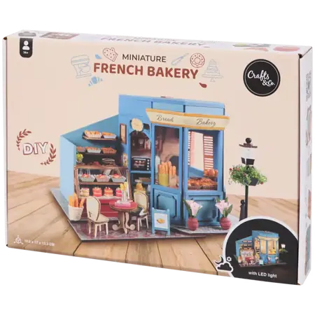 Miniaturní domek "Udělej si sám" Crafts & Co french bakery