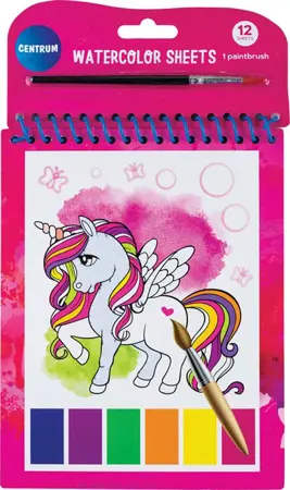 Vodové omalovánky – Jednorožci  