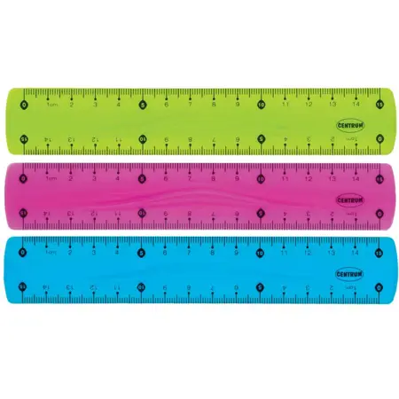 Pravítko FLEXI 15 cm  modrá