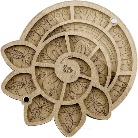 Organizér na korálky s průhledným víčkem FLZB-035