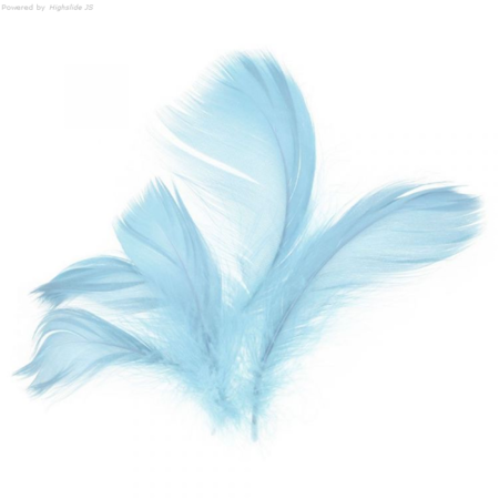 Peříčka prachová 10g  světle modré