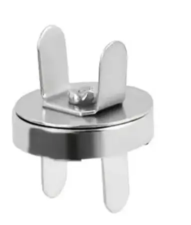 Magnetické zapínání na kabelky Stříbrná