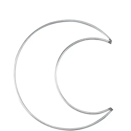 Drátěný polotovar měsíc 15 cm 