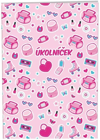 Úkolníček A6 pink