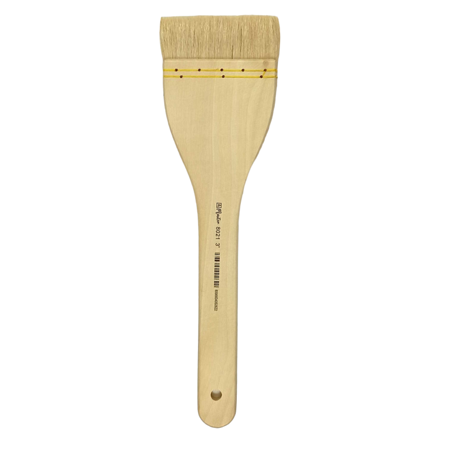 Široký přírodní štětec Master 8021 koza  velikost 7,5cm (3")