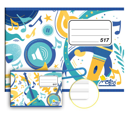  Sešit notový A5 8ls