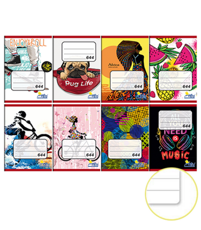 NOTES Sešit  644 mix