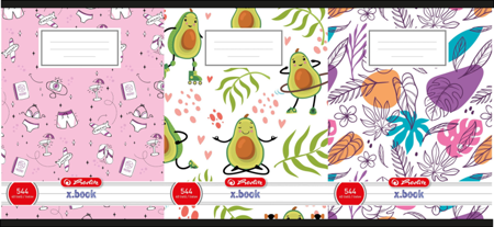 Sešit 544 A5 40ls linkovaný