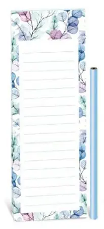  Blok s magnetem a tužkou listi