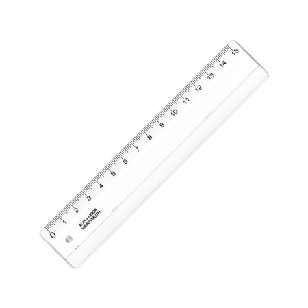 Pravítko KOH-I-NOOR 15cm transparentní
