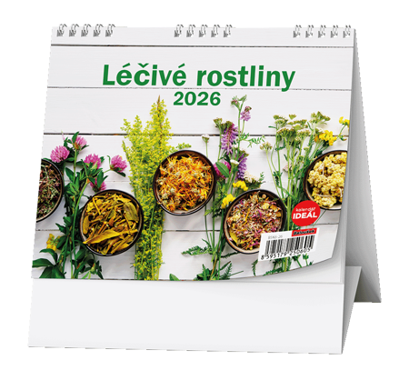 Stolní kalendář 2026 Ideál Léčivé rostliny