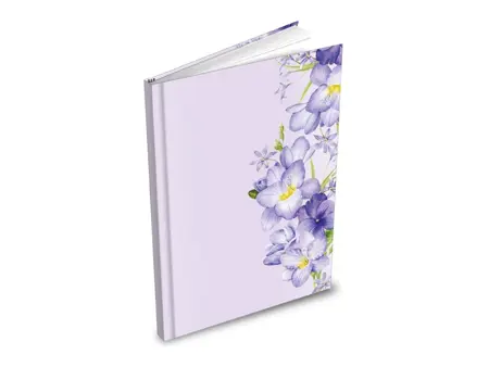 Záznamní kniha A4 100ls linka kvet