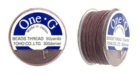 Toho One-G nylonová nit PT-50-16 Mauve