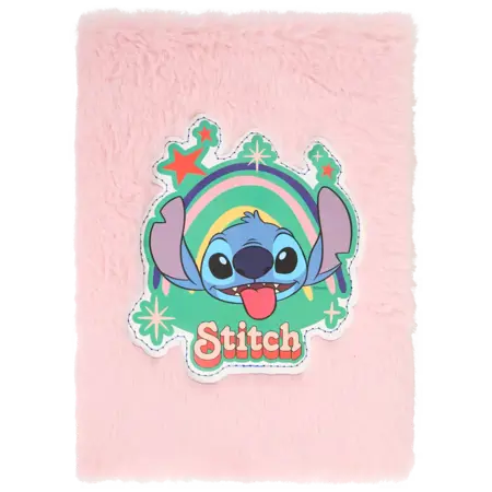 Plyšový poznámkový blok Disney Stitch  pink