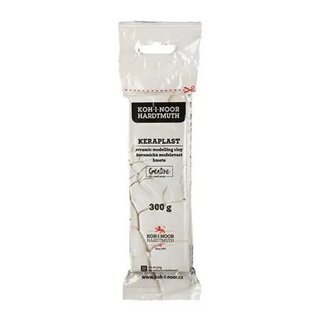 Samotvrdnoucí modelovací hmota Kera 300g bílá