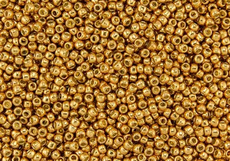 TOHO - Round 11/0 : Permafinish - Galvanized Old Gold  TR-11-PF591