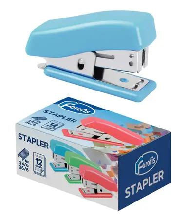 Mini sešívačka modrá