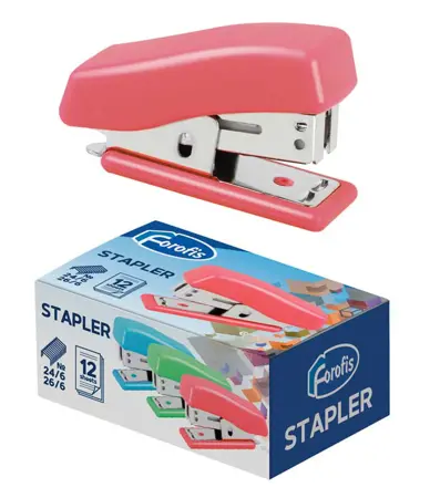 Mini sešívačka červená  