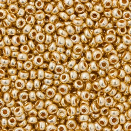 Preciosa rokajl 10/0 – perleťově zlatý (18184), 10 g