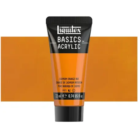 Akrylová barva Liquitex Basics 22 ml – 720 cadmium orange 