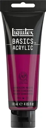 Akrylová barva Liquitex Basics 22 ml – 114 quinacridone magenta