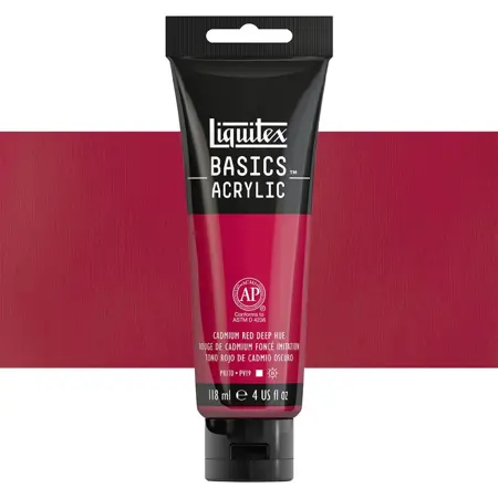 Akrylová barva Liquitex Basics 22 ml – 311 cadmium red deep 