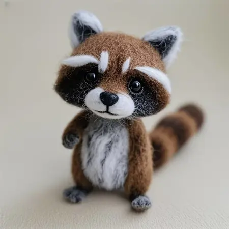 Sada na plstění – Roztomilý mýval 8 cm