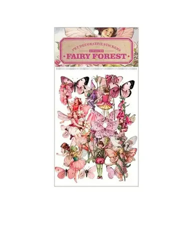 Samolepky – Fairy Forest Růžová série (50 ks)