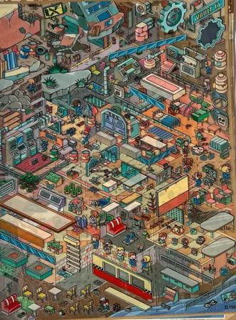 Sada samolepek – Podzemní základna (4 archy + 2 scény, 216 × 329 mm)