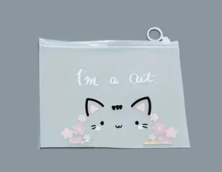 Průhledný polypropylenový obal A5 – kočičí motiv