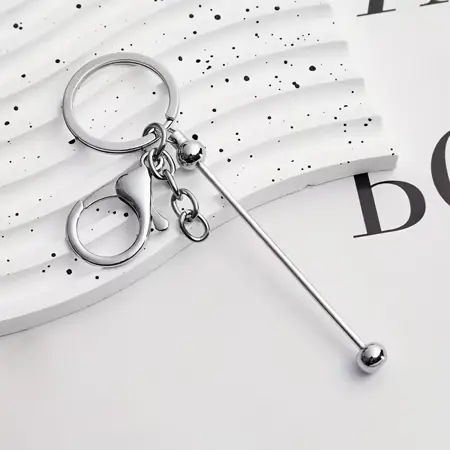 Tyčinky pro výrobu přívěsků na klíče – kovové komponenty