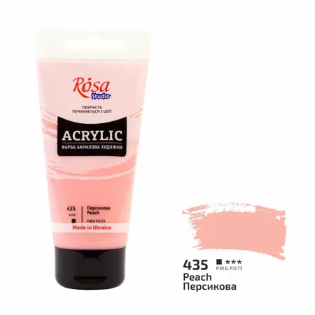 Akrylová barva ROSA Studio – 75 ml  435 Peach