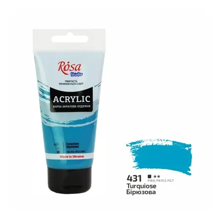 Akrylová barva ROSA Studio – 75 ml  431 Turquiose