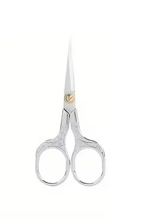 Vyšívací nůžky – Precizní ocelové nůžky pro hobby a ruční práce (12,7 cm) stříbrná