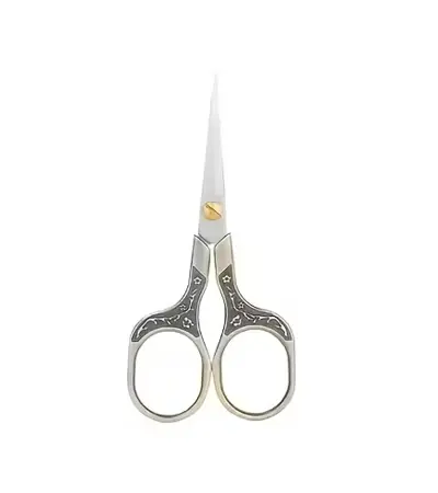 Vyšívací nůžky – Precizní ocelové nůžky pro hobby a ruční práce (12,7 cm) stříbrná