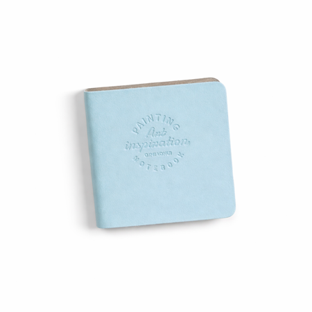 Mini poznámkový bloček „Letní Obloha“ – 5 × 5 cm Světle modrá