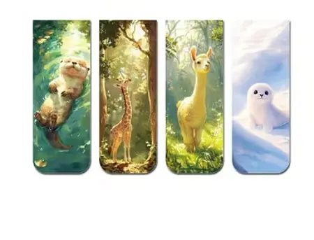 Magnetické záložky – Kouzelná zvířátka  Lesní světlo a tichá voda