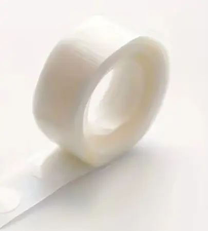 Oboustranná průhledná lepící kolečka 1 cm – balení 100 ks