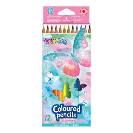 Trojhranné pastelky Colorino Follow your Dreams 12ks