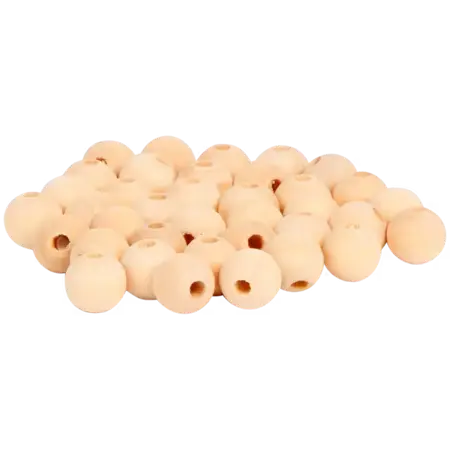 Hobby dřevěné korálky 11 mm – 50 g