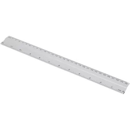 Pravítko Office 30 cm – hliníkové